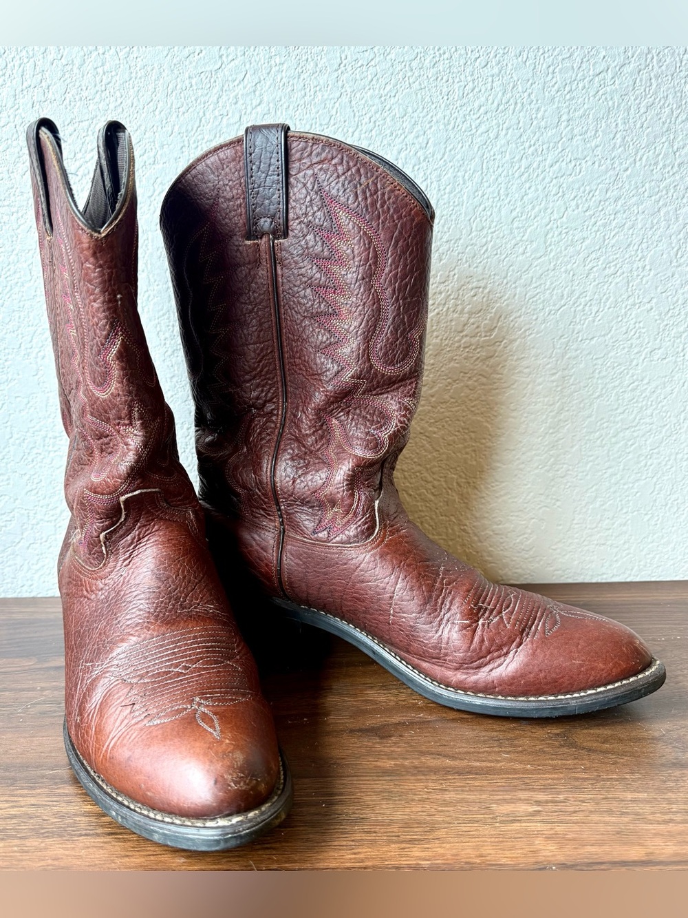 Abilene Boot Co. Brown Leather Western Cowboy Boots 11